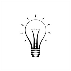 Bulb Icon, Idea Icon, Lamp Icon
