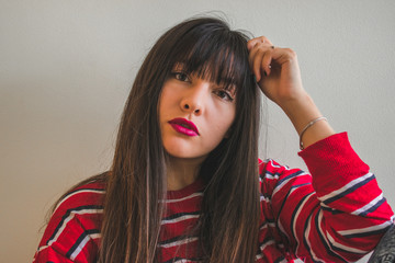 Fototapeta premium portrait of young woman
