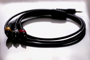 macro color wire tulip