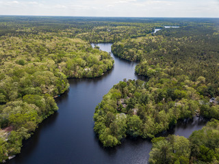 Aeral view of South Jersey landscape