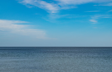 sea and blue sky, nature background