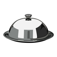 cloche realistic vector illustration isolated