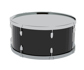 drum realistic vector illustration isolated