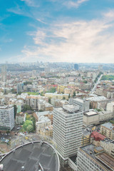 Fototapeta na wymiar Beautiful view of the center of Kyiv, Ukraine