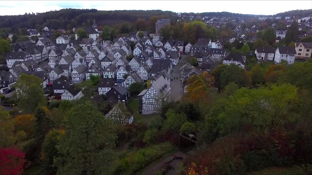Kamerafahrt Alter Flecken Freudenberg NRW
