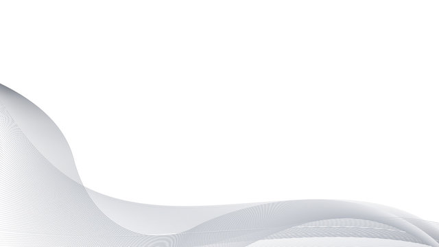 Modern white and gray wave background