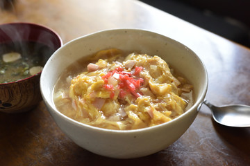 日本の美味しい手作りの天津飯