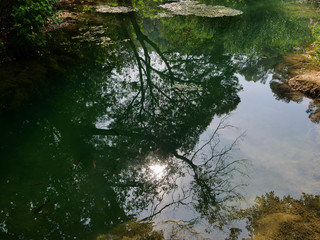 Meanders at Krka National Park in Croatia
