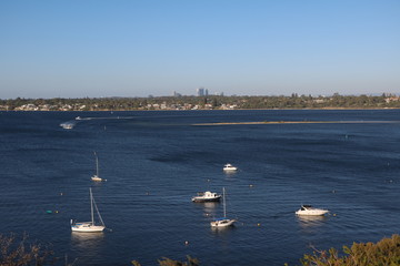 View from the Peppermint Grove to the Swan River Perth, Western Australia