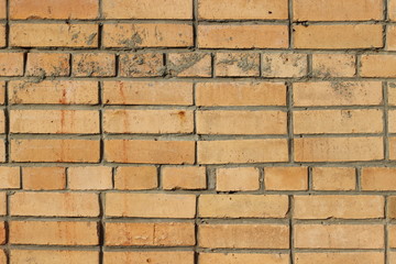 old red brick wall background