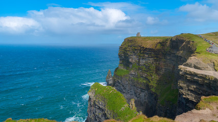 Amazing view of the Cliffs of Moher in Co. Clare, Ireland