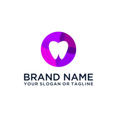 dental logo design vector template