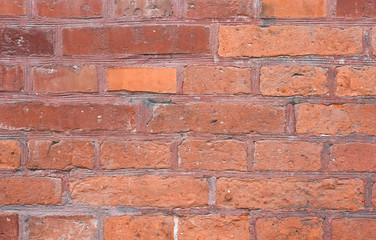 old red brick wall background