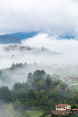 Fototapeta na wymiar aramaio valley in Basque Country