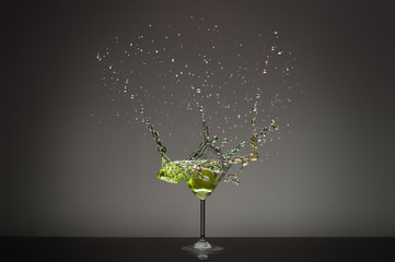 Splash in water