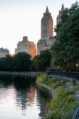 Obraz premium Early autumn color in Central Park North