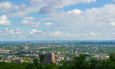 Fototapeta na wymiar Beautiful landscape of Montreal, Canada