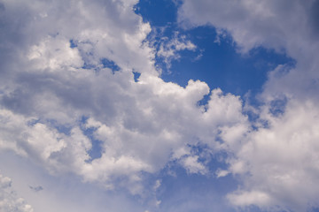 nice cloudy sky good weather