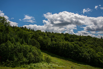 Fototapeta na wymiar Landscape in Mont-Tremblant, Canada