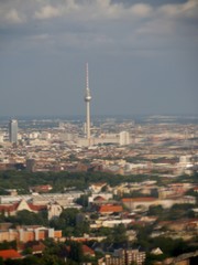Alex und Berlin von oben