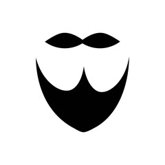 mustache logo vector