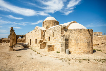 Panagia Odigitria or Virgin Mary stone church, Kouklia village, Paphos region, Cyprus