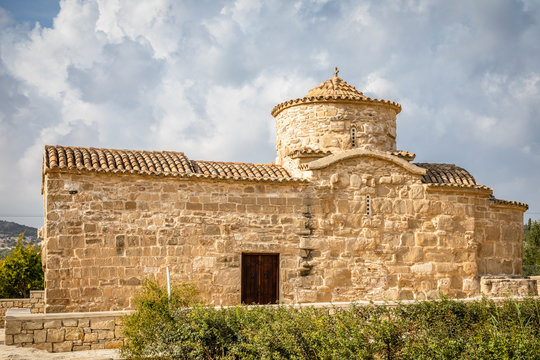 Panagia tou Kampou or Our Lady of the Fields 7th centrury Byzantine church, Choirokoitia, Cyprus