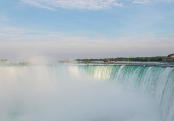 The beauty and imponence of Niagara Falls in Canada