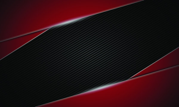 Red triangle dimension and black line background