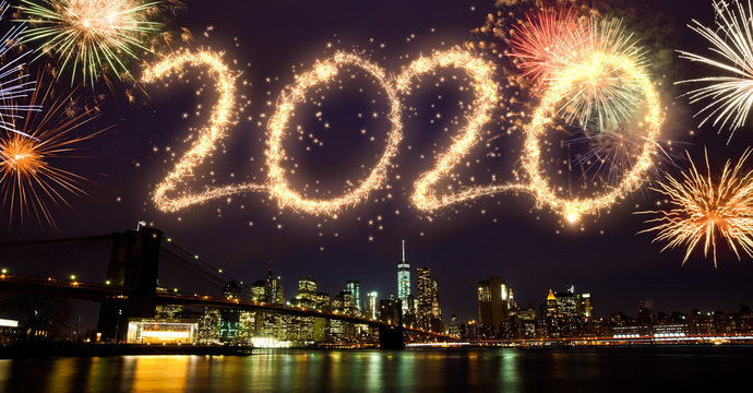 2020 Fireworks over New York