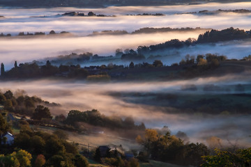 Yssandon (Corrèze, France) - Lever du jour