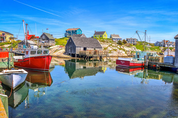 Peggy's Cove, Nova Scotia, Canada - Powered by Adobe