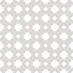 Vector lace seamless pattern. Subtle white and gray floral background texture