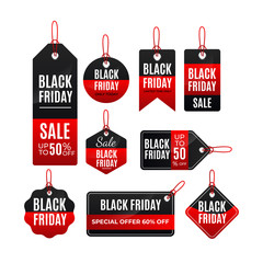 Black friday tags template