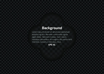 Black-gray chess background vector illustration. Can put text in the middle.