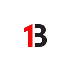 B letter initial icon logo design