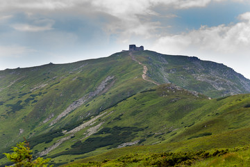 Space observatory in Chornahora (Chornagora), Carpathian Mountains, Ukraine (Pip Ivan, Pop Ivan,...
