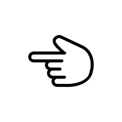 Hand gesture icon