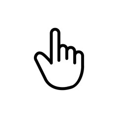 Obraz premium Hand gesture icon