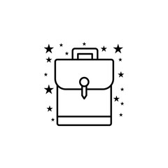 Bag school bag icon. Element of bags icon