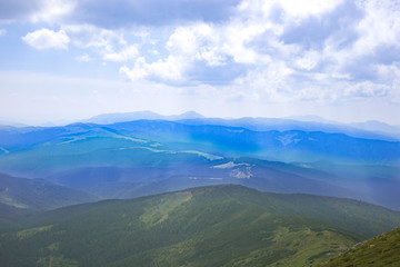 Fototapeta premium Colorful Mountain Landscape in Carpathians