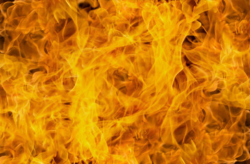 Abstract image, the image of a burning and fiery flame For background