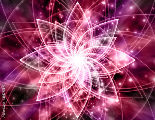 スピリチュアル蓮型魔法陣 Wall Mural Wallpaper Murals Tr3