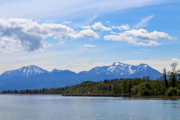 Chiemsee Lake in Bavaria, Germany