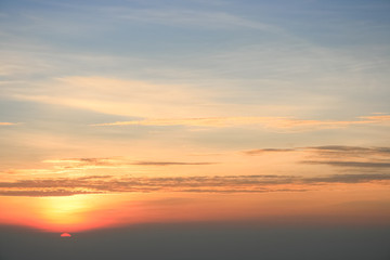 sky and sunset