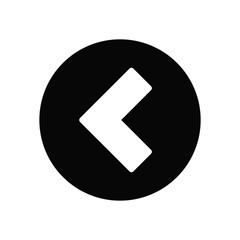 arrow sign in icon trendy flat design