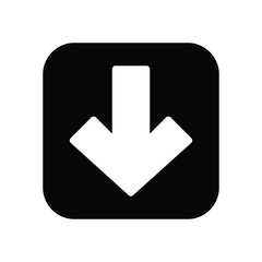 arrow sign in icon trendy flat design