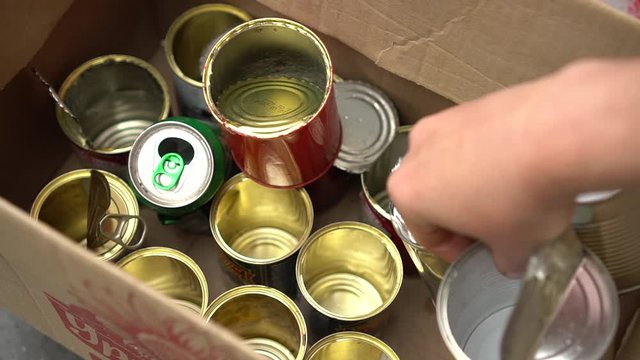 Household metal waste. Aluminum drink cans, tin, steel, or bi-metal food cans. Zerowaste