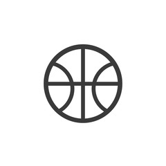 Basket ball Icon vector isolated on white background. sport symbol for your design, logo, application, UI