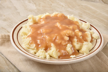 Mashed potatoes and gravy